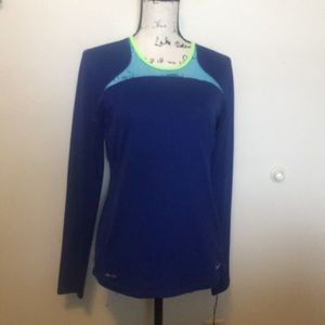 Nike Blue Work Out Shirt Size Small